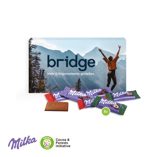 [91157] Milka Schokotäfelchen in Präsentbox