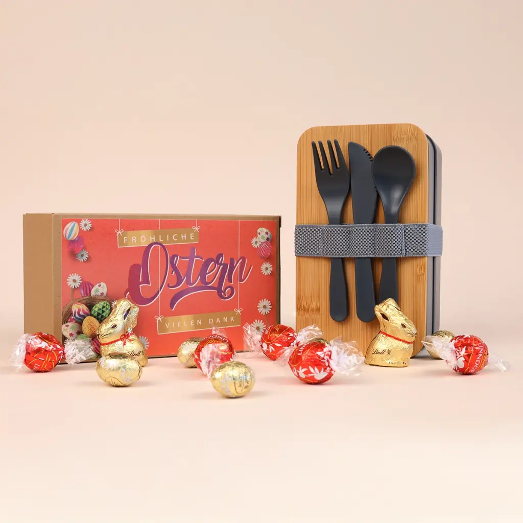 Lunchbox Ostern gefüllt mit Lindt-Mix