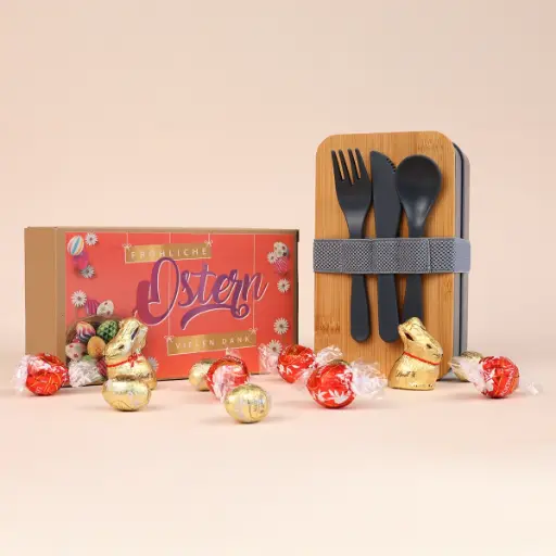 [WP13010] Lunchbox Ostern gefüllt mit Lindt-Mix