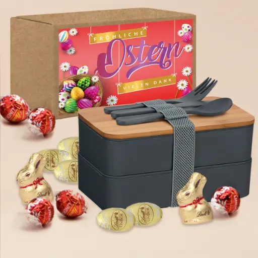 [WP13010] Lunchbox Ostern gefüllt mit Lindt-Mix