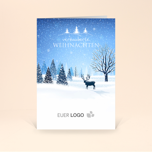 [WP2639] Karte: Winterzauber (Wir gestalten gratis für Dich)