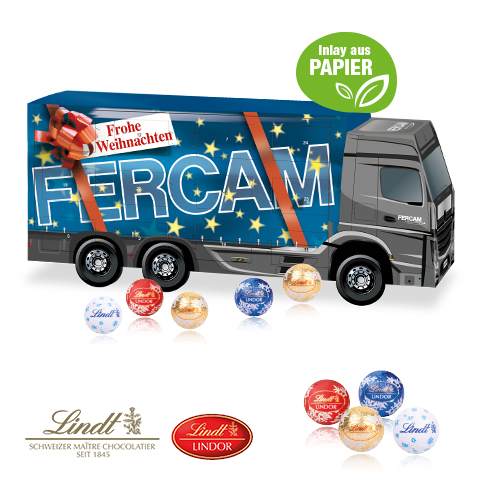 [55353-W] 3D Adventskalender Lindt „LKW“ Organic