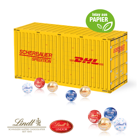 [55354] 3D Adventskalender Lindt „Container“ Organic