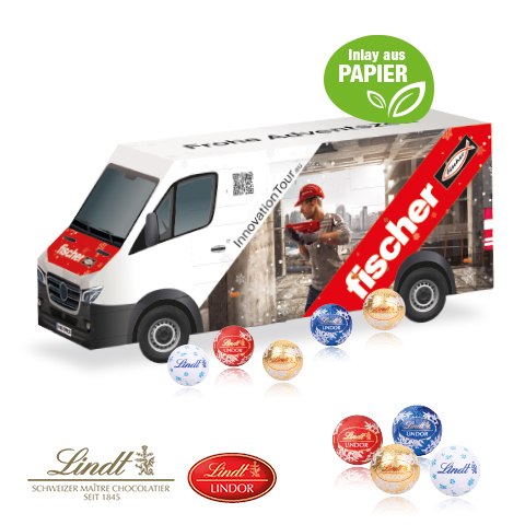 3D Adventskalender Lindt „Transporter“ Organic