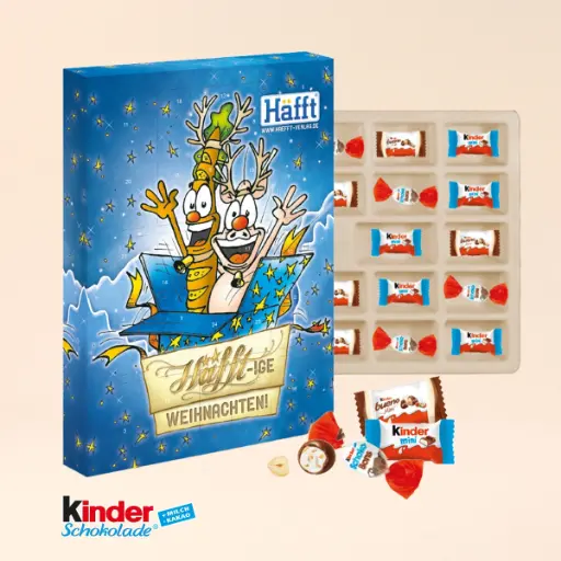[55402] Adventskalender kinder® „Happy Moments“,Papierfaser