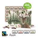 Tisch-Adventskalender mit Fairtrade-Kakao Organic