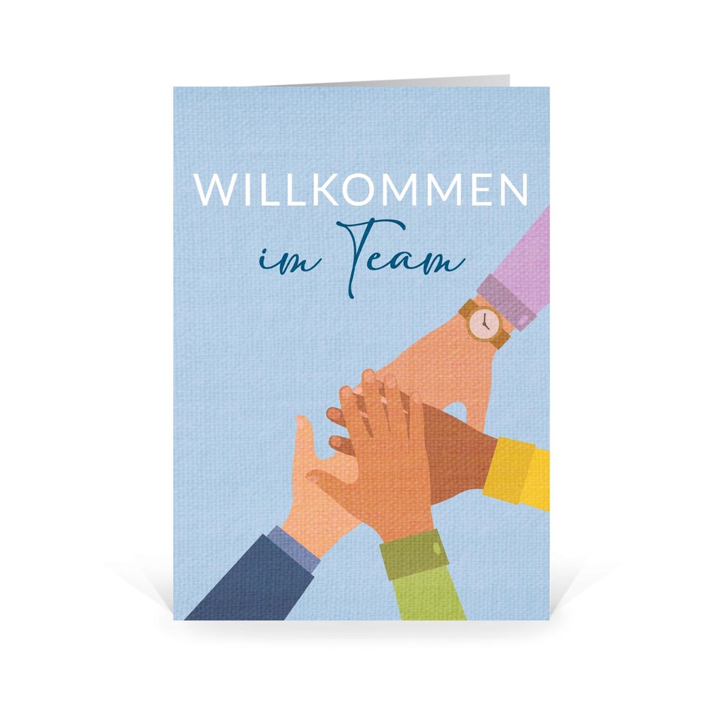 Karte: Willkommen im Team