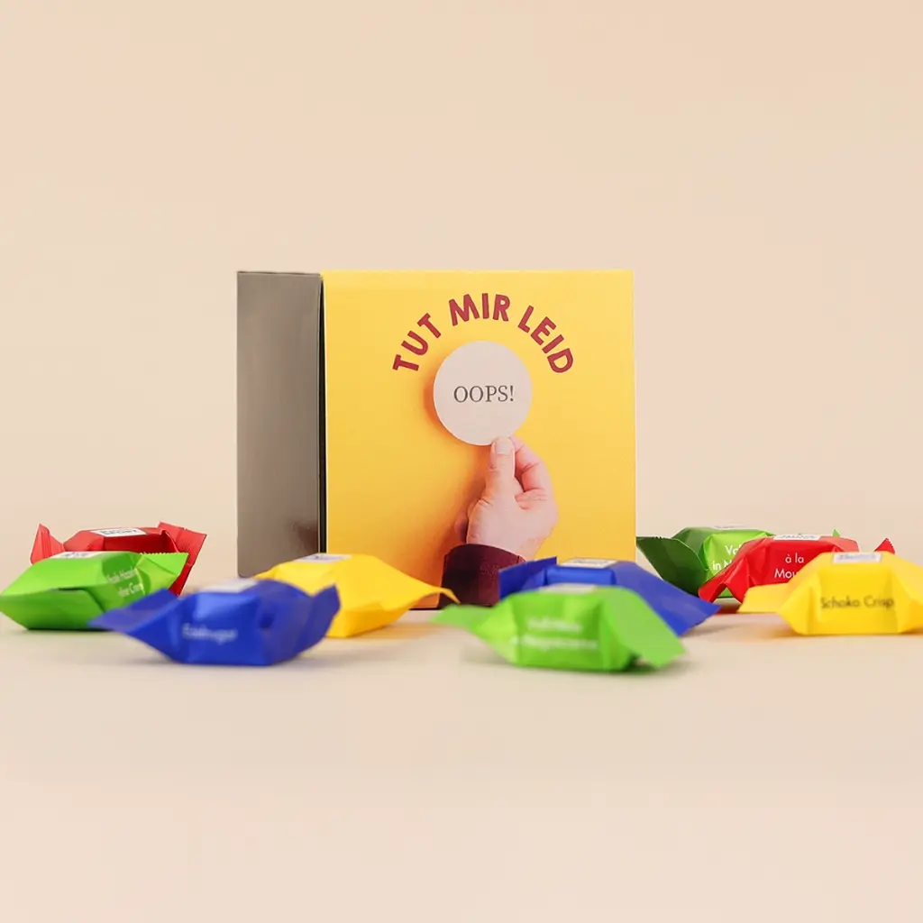 "Oops - tut mir leid!" - Ritter Sport Box