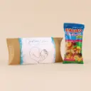 Pillowbox "Großes Glück kann so klein sein" - Haribo Tropifrutti