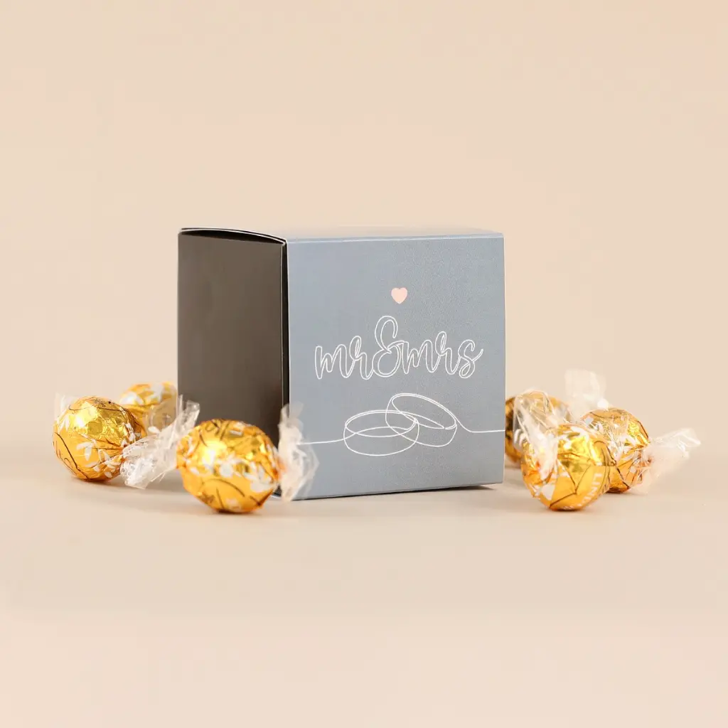 Hochzeit "Eheringe" - Lindt Box