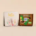 Geschenkdose "Willkommen Hello - Peace" - Ritter Sport Vegan