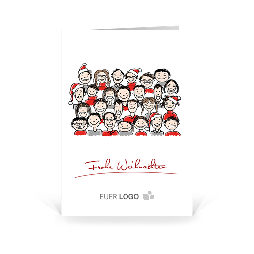 [WP2579] Karte: Team Comic - Dreamteam (Wir gestalten gratis für Dich)