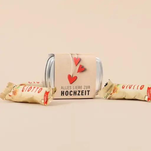 [WP13222] Geschenkdose Hochzeit "Herzen" - Giotto