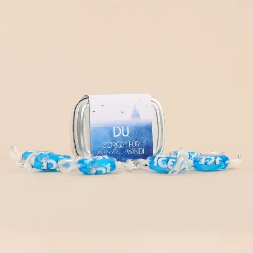 [WP13093] Geschenkdose "Frischer Wind" - Ice Bonbons