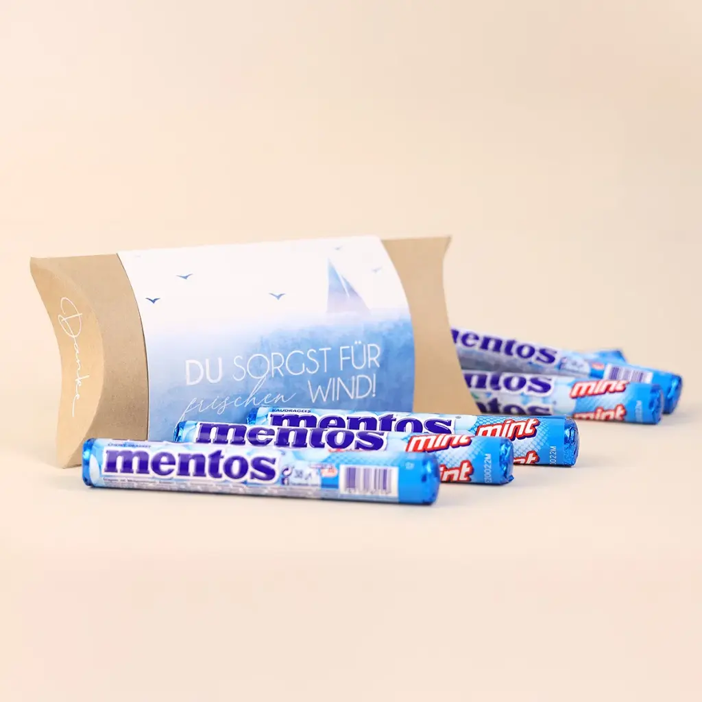 Pillowbox "Frischer Wind" - Mentos Menthol