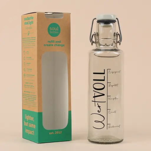 [WP13096] Trinkflasche Soulbottle "wertVOLL"