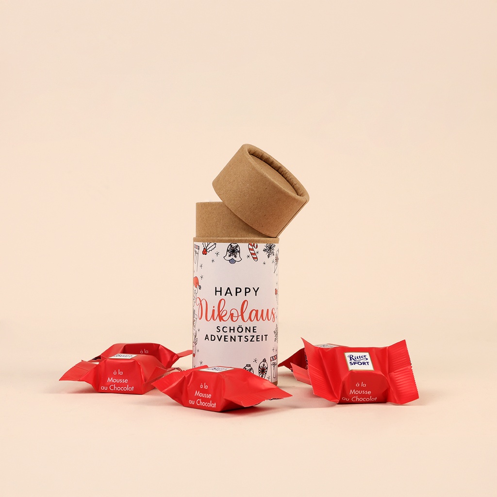 Präsenthülse "Happy Nikolaus" - Ritter Sport