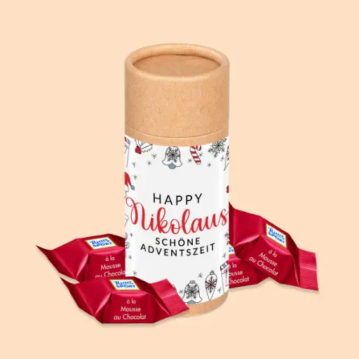 [WP13303] Präsenthülse "Happy Nikolaus" - Ritter Sport