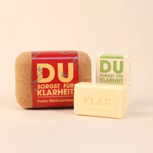 [WP13305] Weihnachtsseife "Du sorgst für Klarheit"