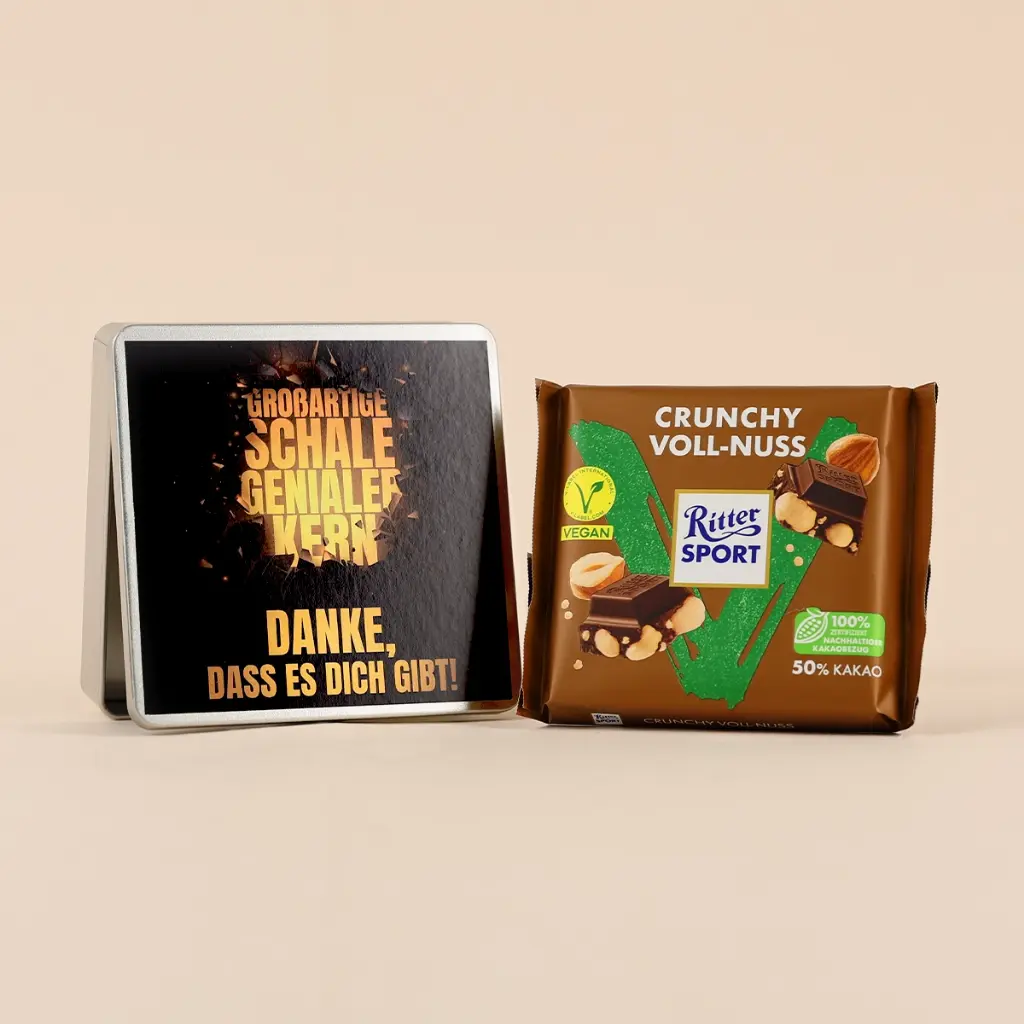 Geschenkdose "Großartige Schale" - Ritter Sport Vegan