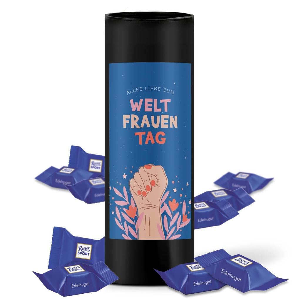 Weltfrauentag - Geschenkhülse Ritter Sport