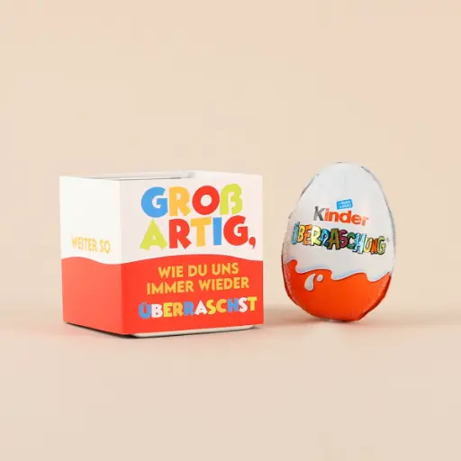 [WP13098] Geschenkdose "Überraschung" - Ü-Ei