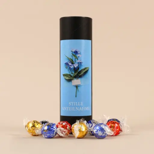 [WP13241] Geschenkhülse "Stille Anteilnahme" - Lindt