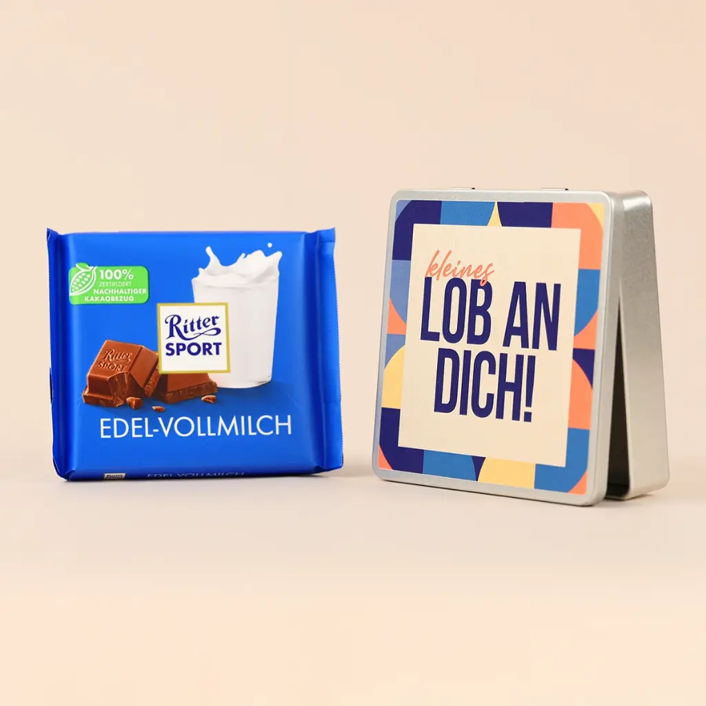 Geschenkdose "Kleines Lob an Dich" - Ritter Sport