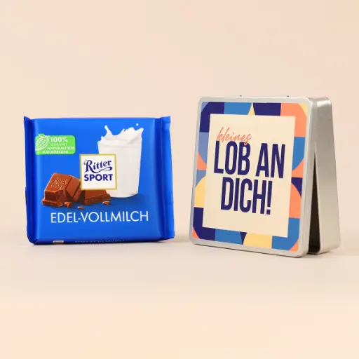 [WP13176] Geschenkdose "Kleines Lob an Dich" - Ritter Sport