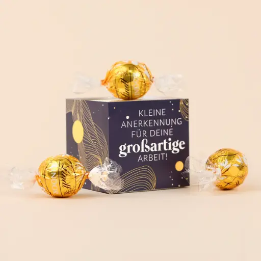[WP13177] Geschenkdose "Kleine Anerkennung" - Lindt