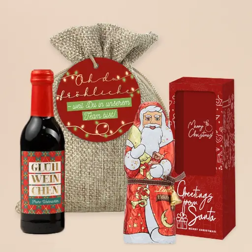 [WP13348] Weihnachtssäckchen "Oh du fröhliche"