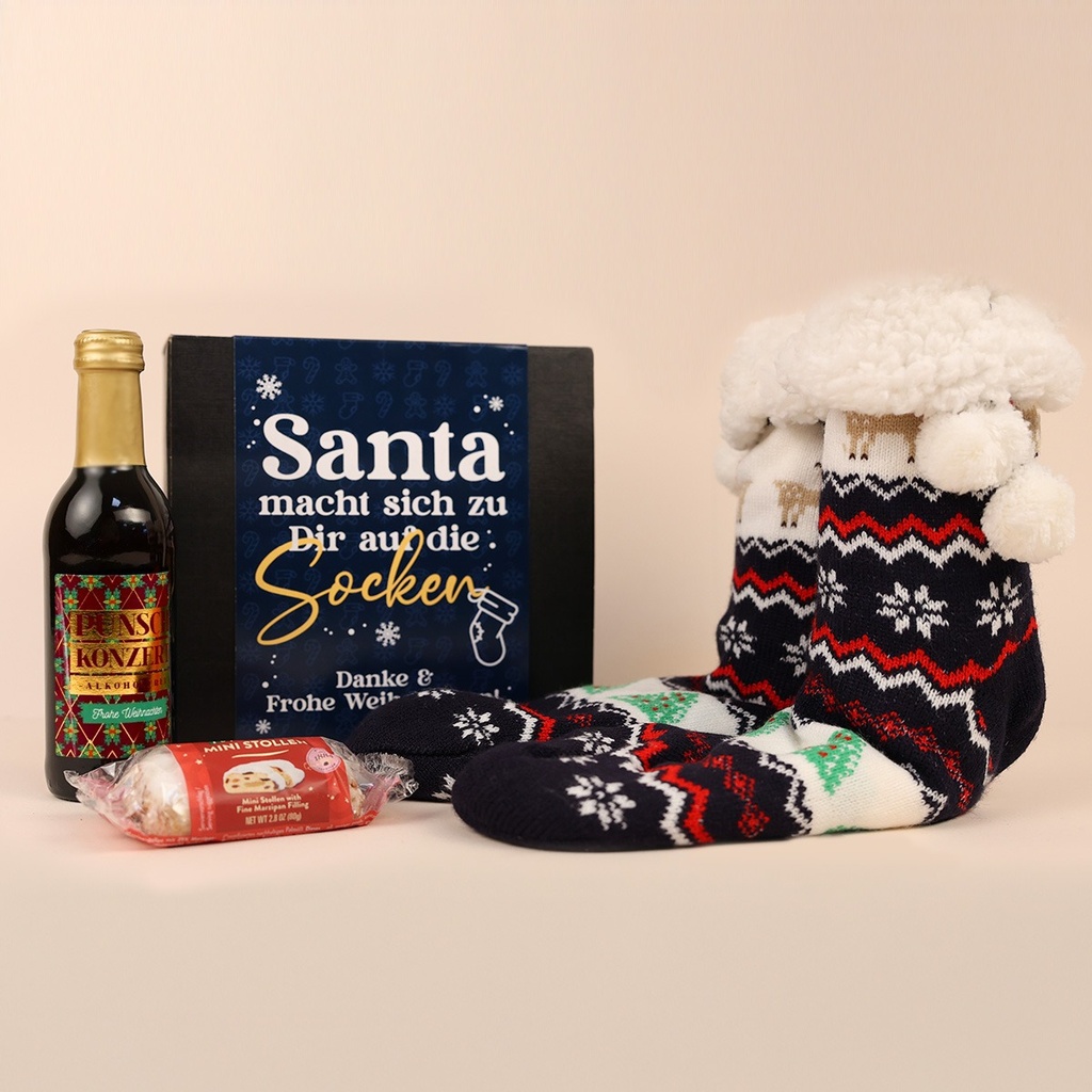 Weihnachtsset Santa´s Kuschelsocken