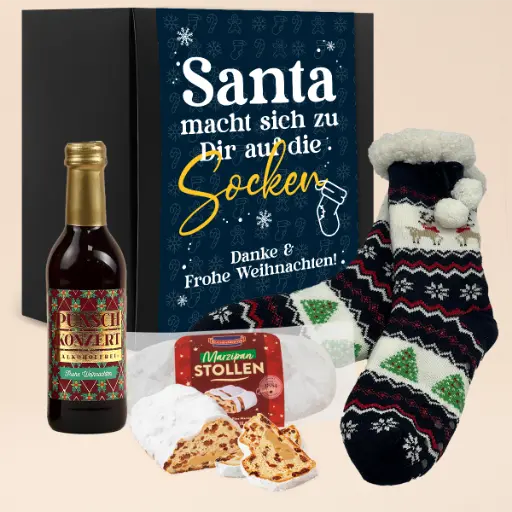 [WP13356] Weihnachtsset Santa´s Kuschelsocken