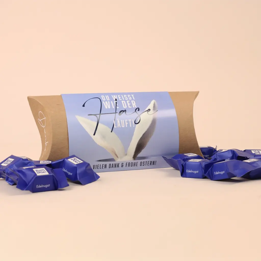 Pillowbox "Du weißt wie der Hase läuft"