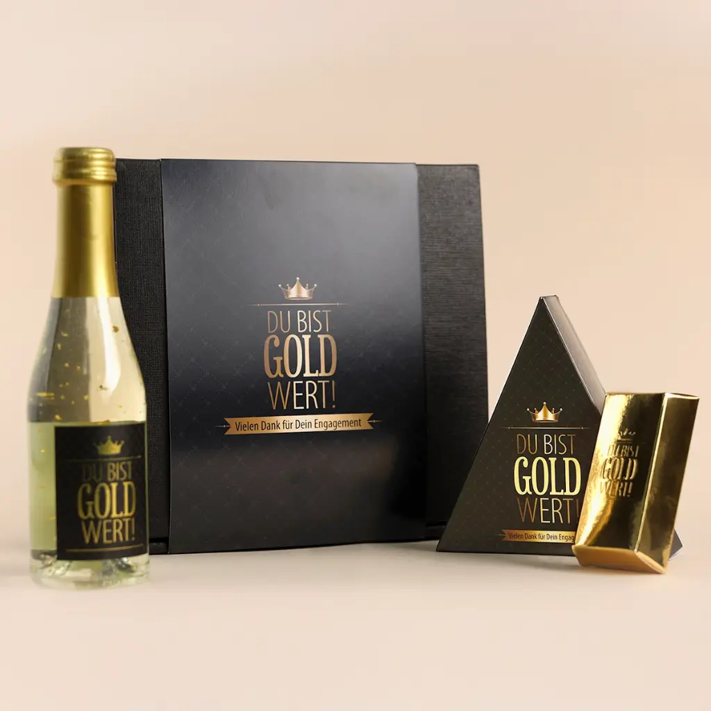 Geschenkset "Gold wert" - Du