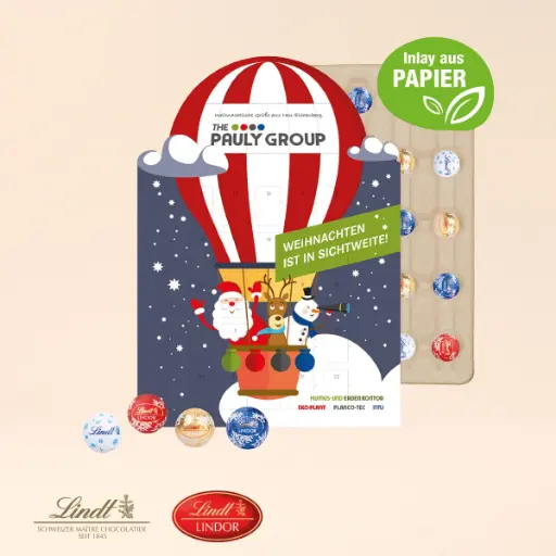 [55389] Individuelle Kalenderform Lindt Kugeln