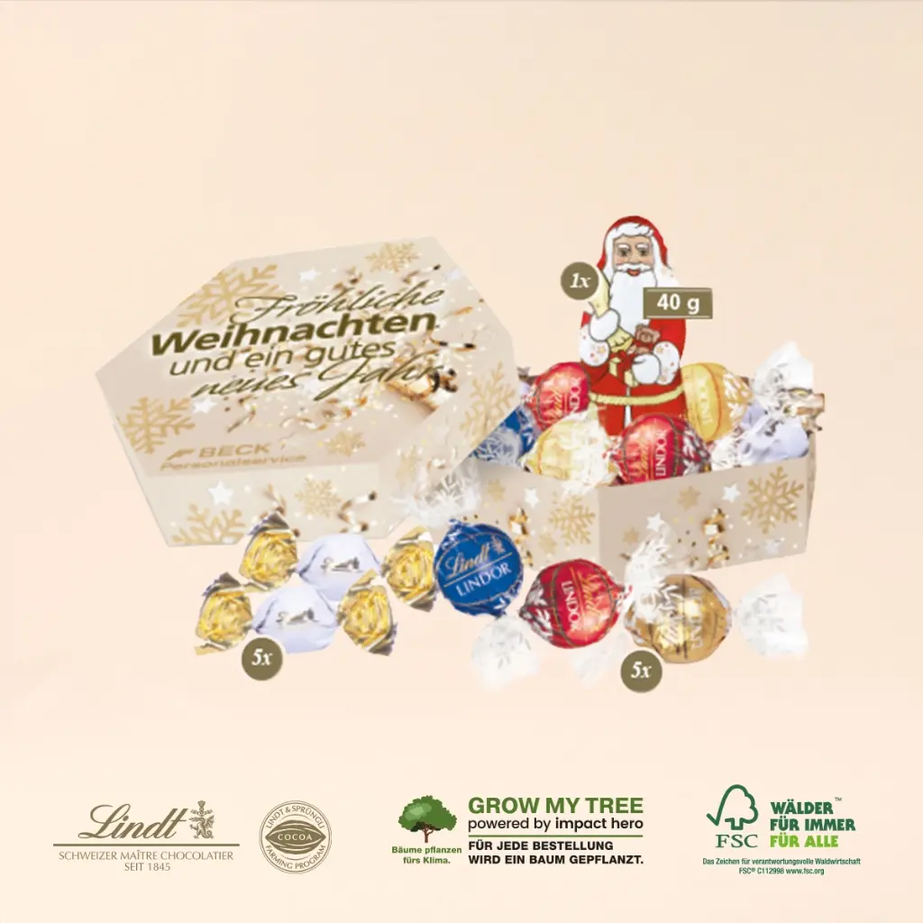 Süße Präsentbox Weihnachten Maxi