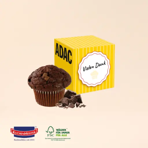 [91483] Muffin Maxi im Werbewürfel