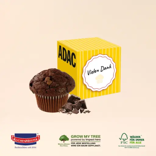 [91483] Muffin Maxi im Werbewürfel