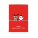 Karte: Weihnachtsteam - Partner 02