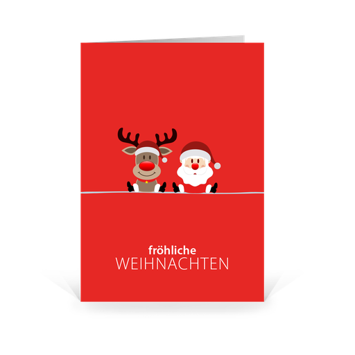 [WP2731] Karte: Weihnachtsteam - Partner 02 (Wir gestalten gratis für Dich)