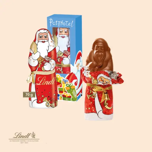[95453] Lindt Weihnachtsmann mit Glöckchen (70g)