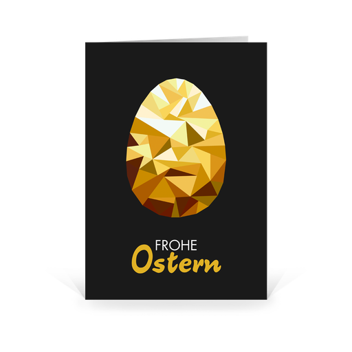 [WP6036] Karte: Prisma Ei (Wir gestalten gratis für Dich)