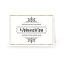 Karte: Simple Schneeflocke 01