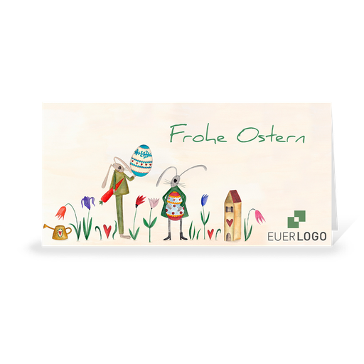 [WP6056] Karte: Hasengeschichten 02 (Blanko Karte ohne Eindruck)