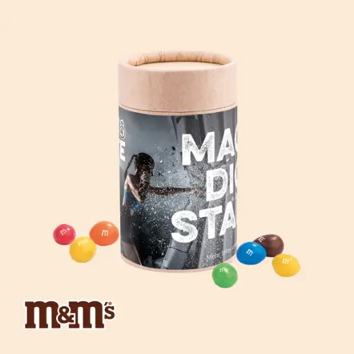 [1179-MM] Papierdose Eco Midi mit M&M´s Peanuts - MM