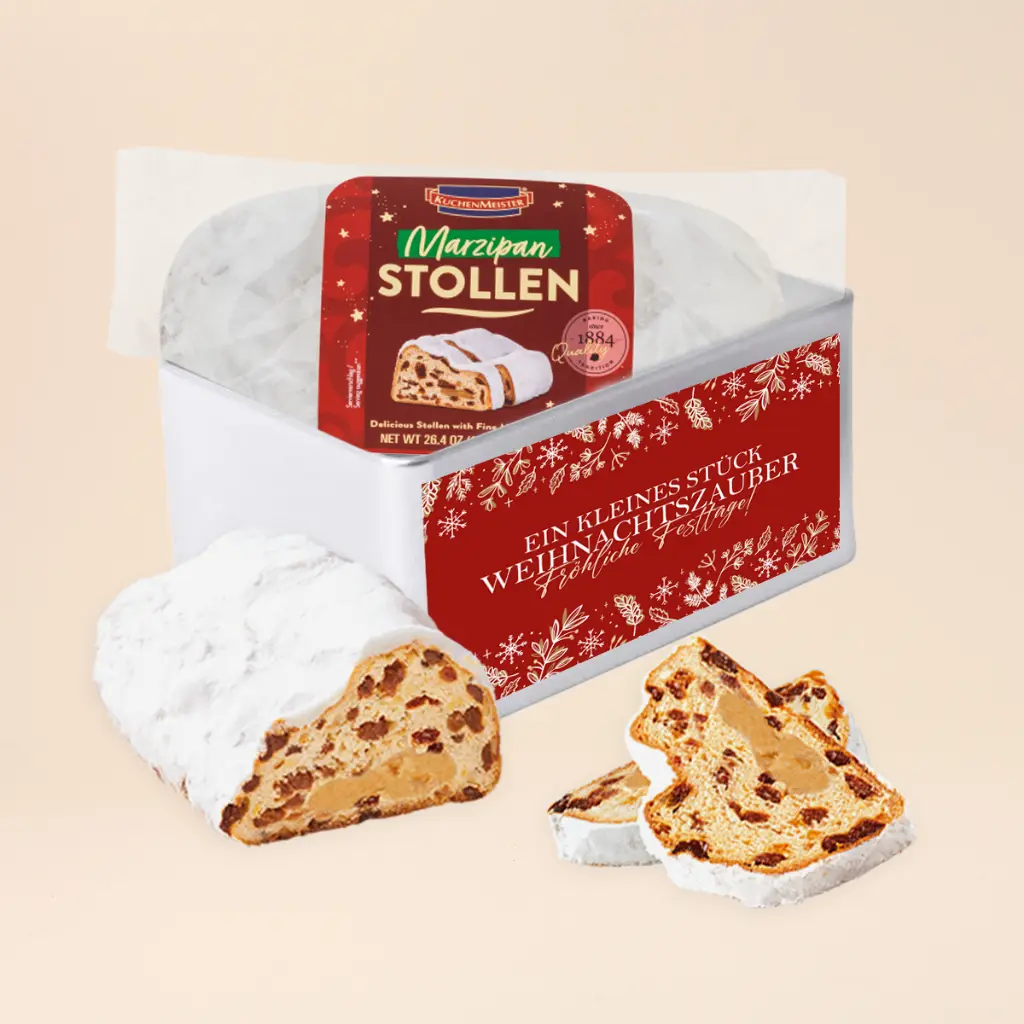 Geschenkdose "Kleiner Weihnachtszauber" - Christstollen