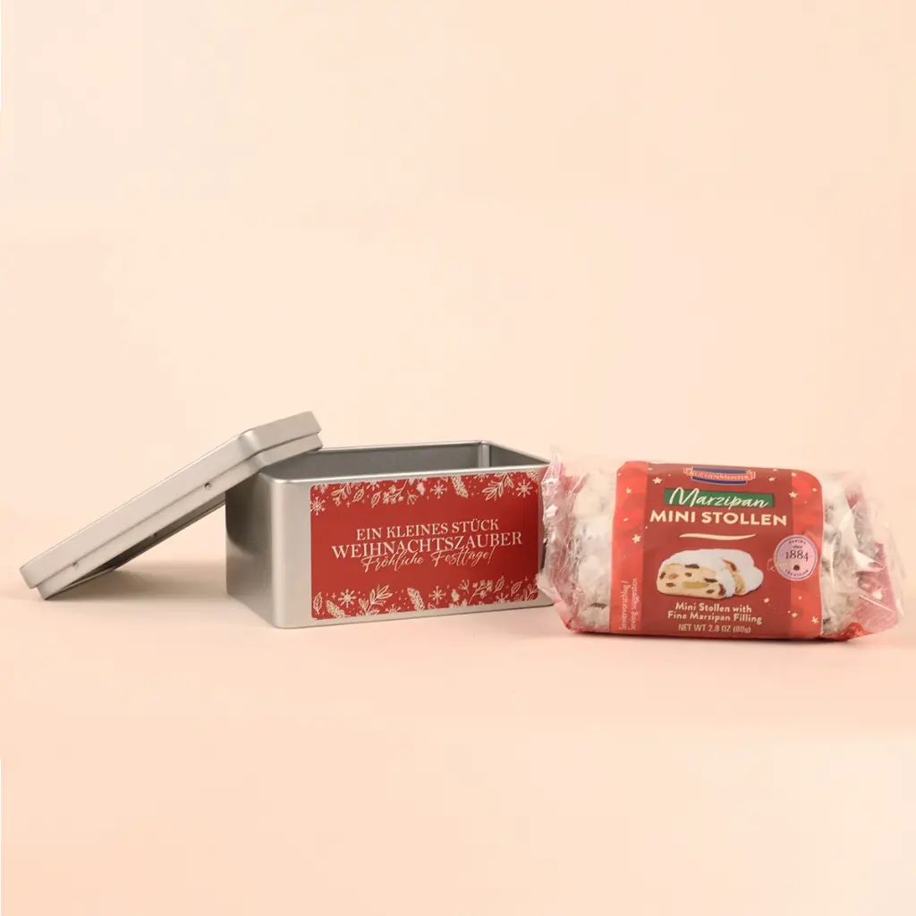 Geschenkdose "Kleiner Weihnachtszauber" - Christstollen