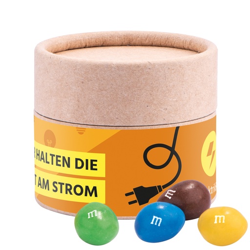 [1190-MM] Papierdose Eco Mini mit M&M´s Peanuts