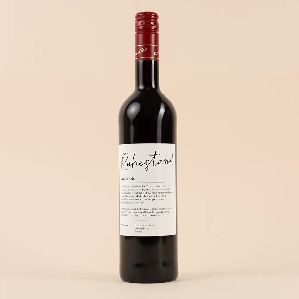 Ruhestand - Dornfelder Rotwein